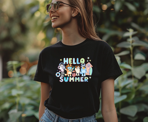 DTF20- Hello Summer - DTF Transfer