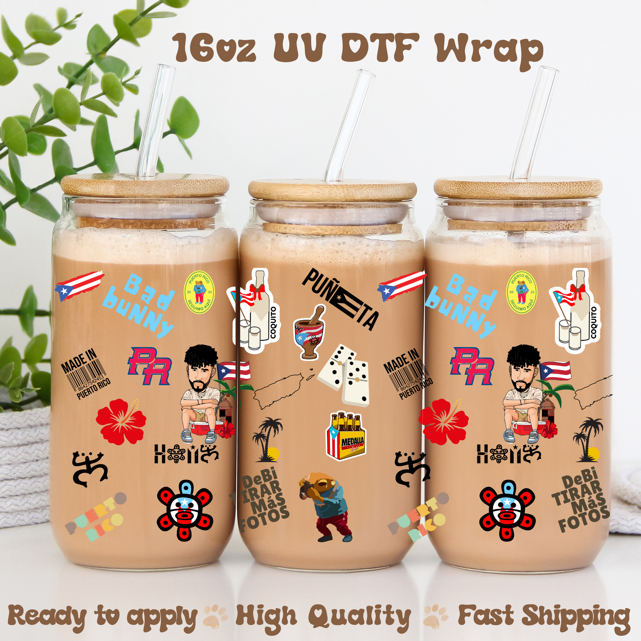 Debi - 16oz UV DTF Wrap