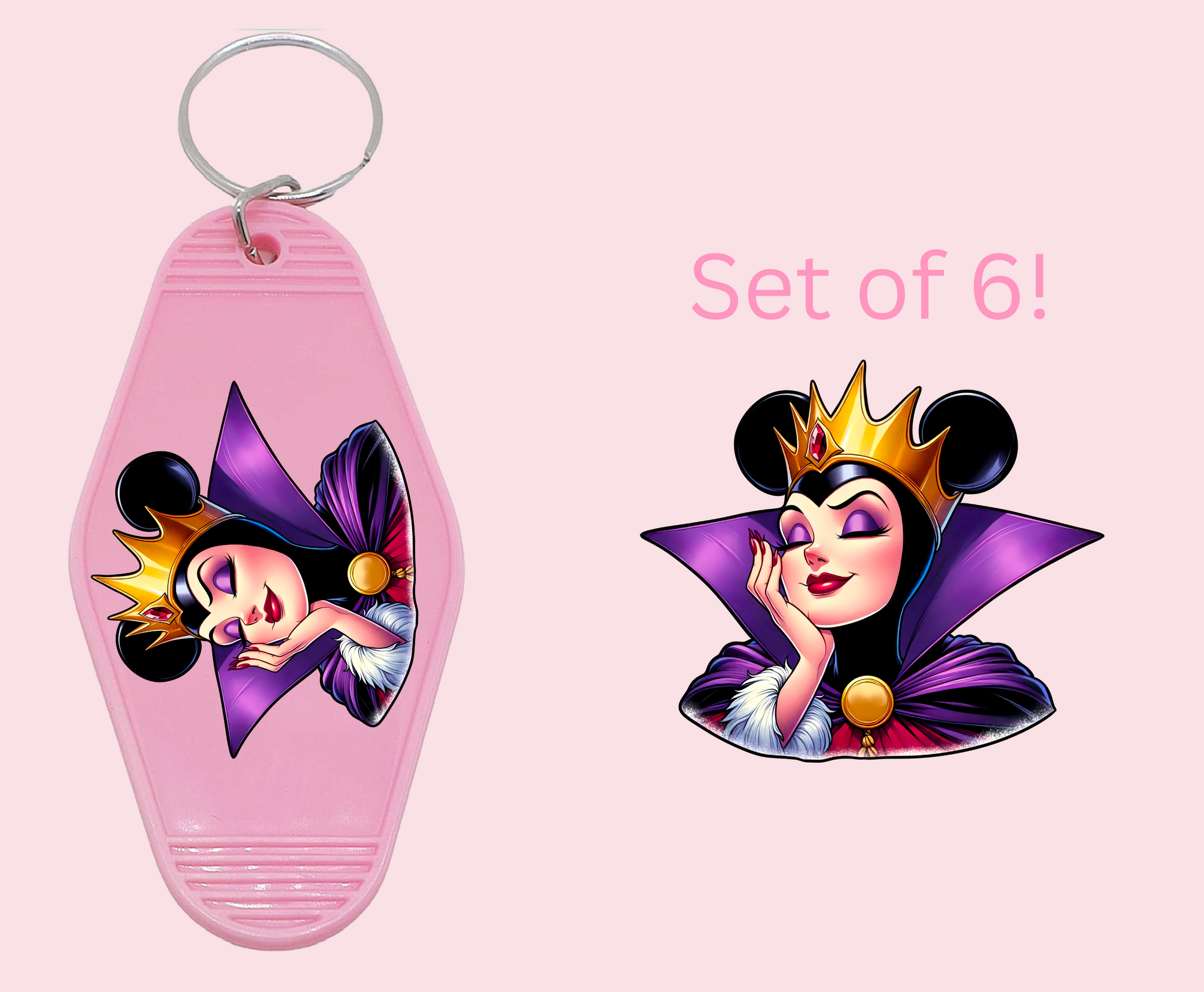 EQ Villain - UV DTF Motel Keychain Decal