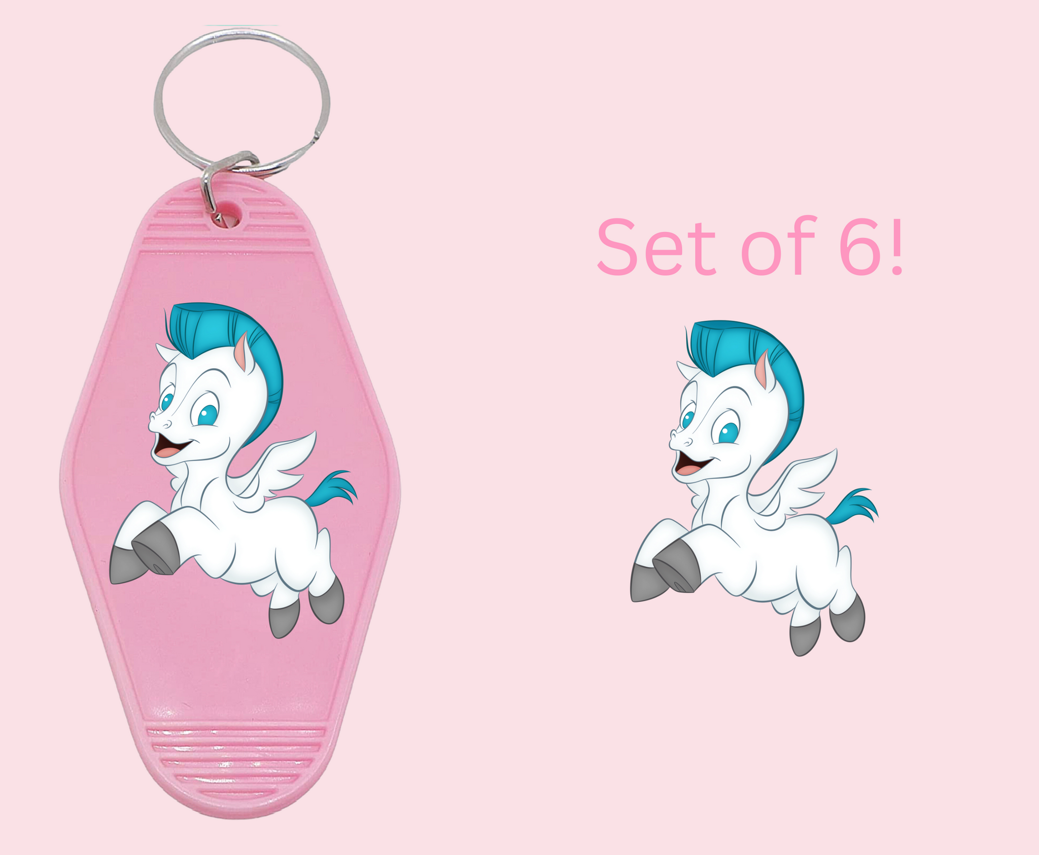 BPE - UV DTF Motel Keychain Decal