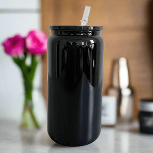 Black Glass Can