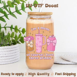 I'm a Mom -UVDTF Decal