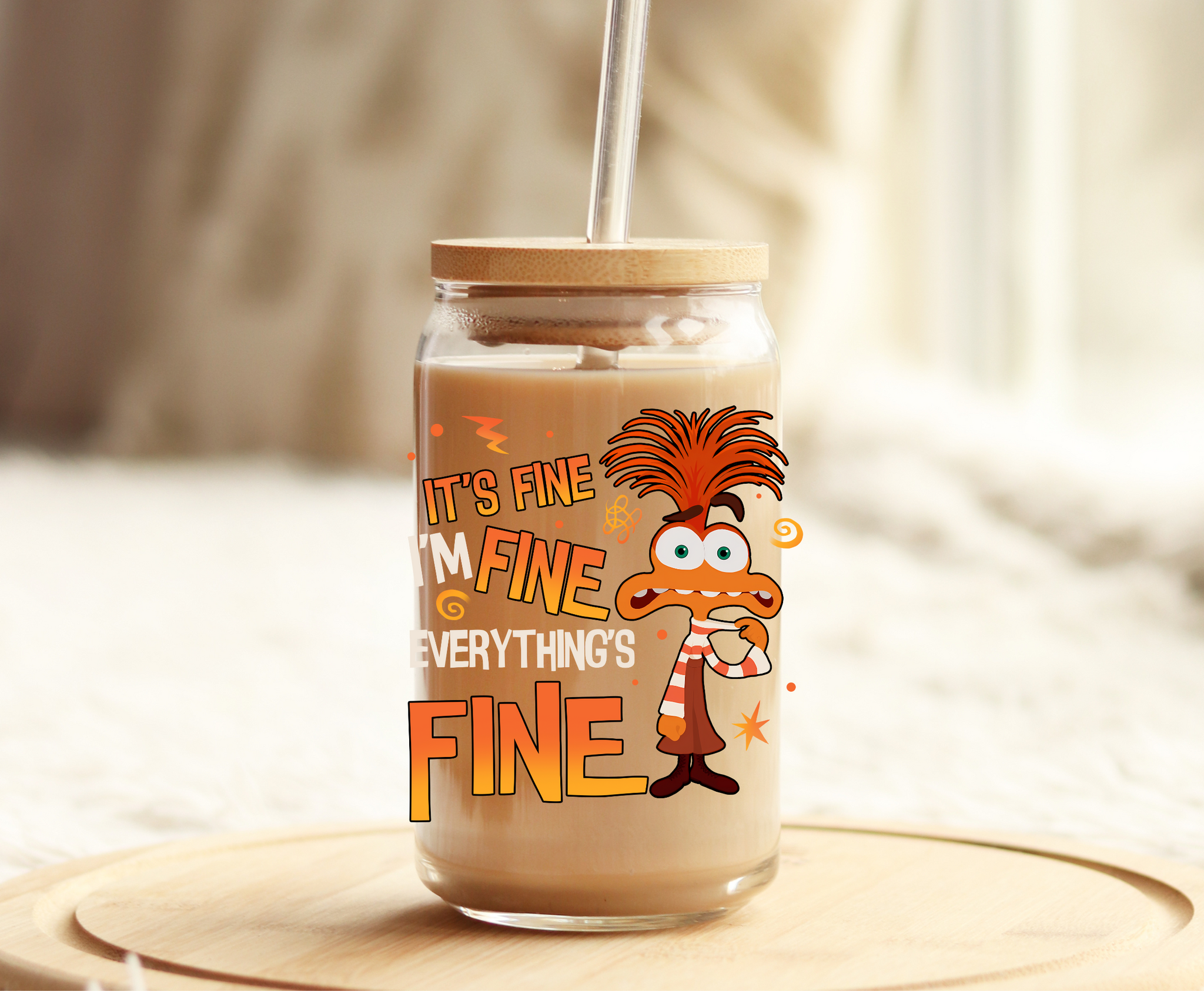 It's Fine -UVDTF Decal