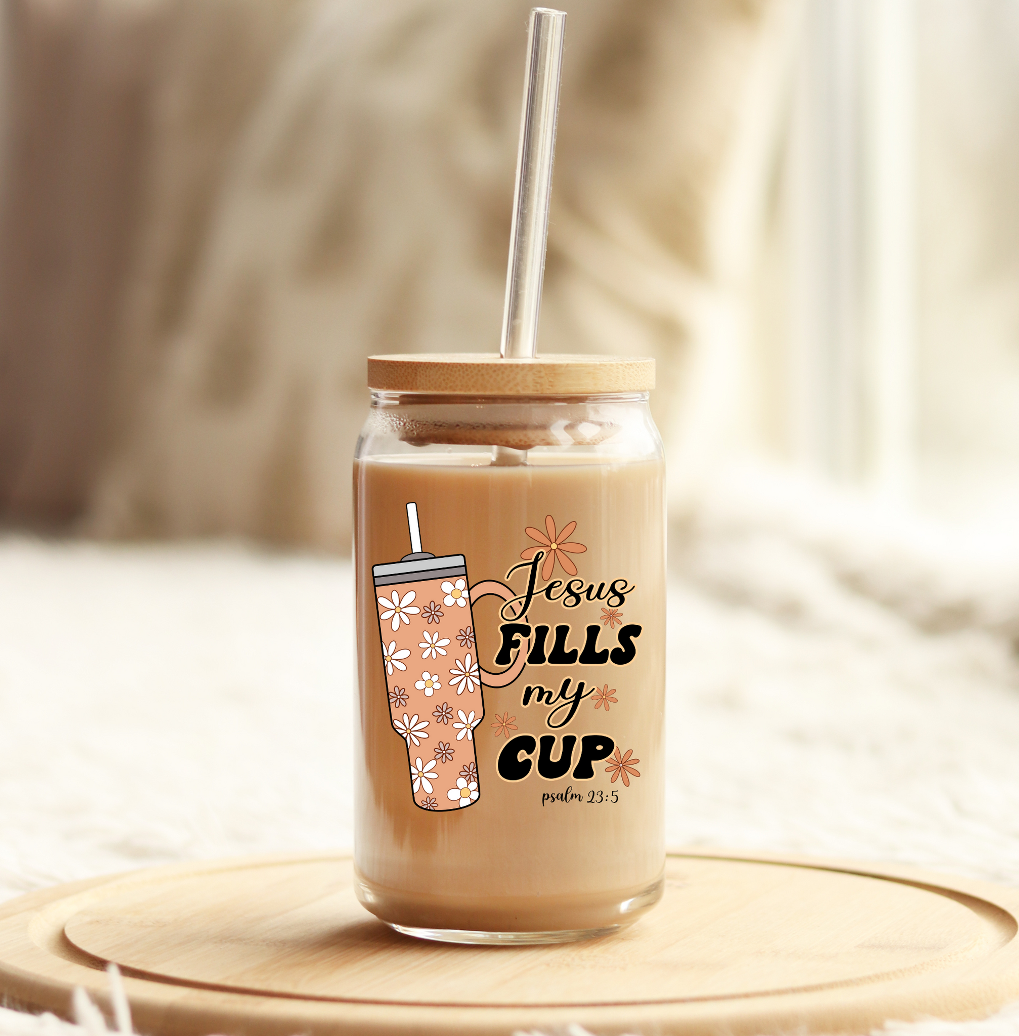 Jesus Fills My Cup-UV DTF Decal