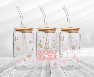 Merry Mama -16oz UVDTF Cup Wrap