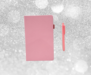 Pink A5 Notebook/Journal and Pen