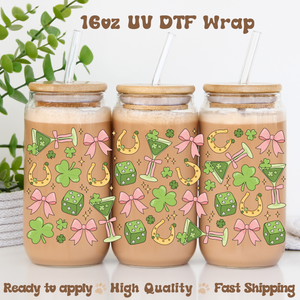 St Patrick's Things- 16oz UV DTF Wrap