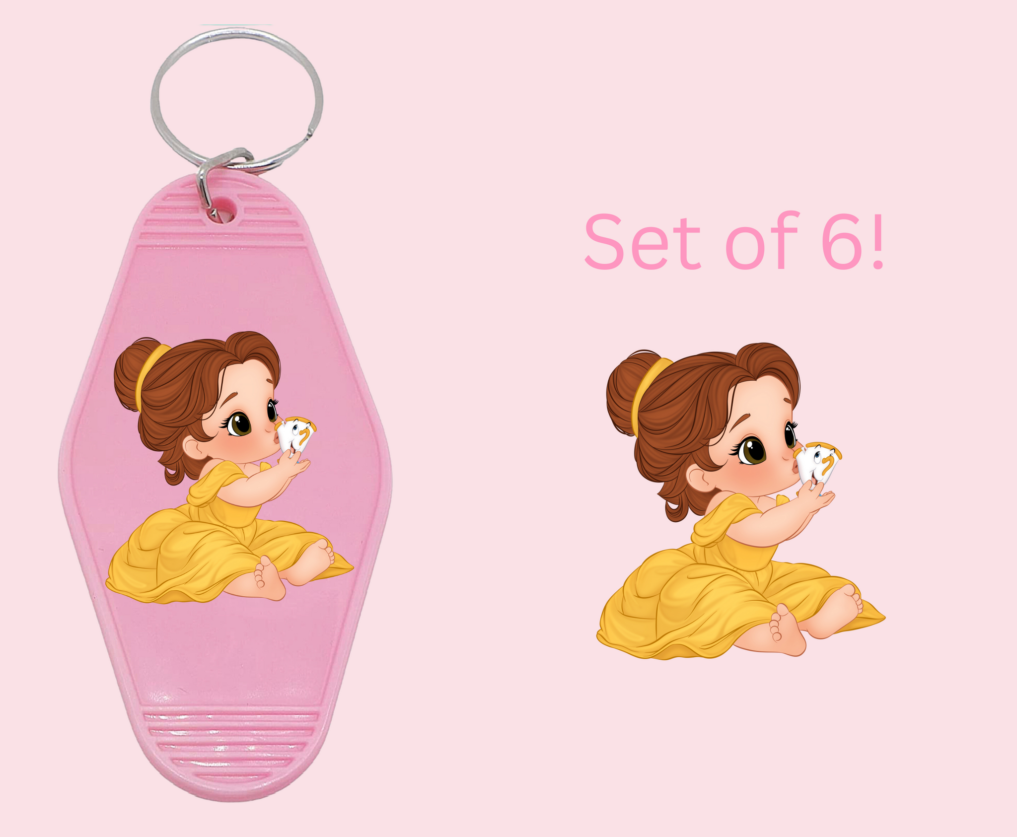 BB - UV DTF Motel Keychain Decal