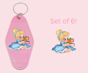 BC - UV DTF Motel Keychain Decal