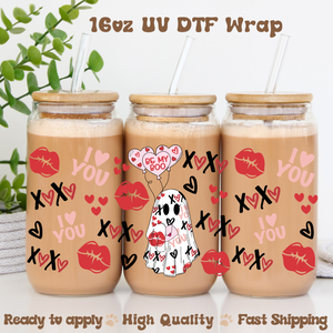 Be my Boo Ghostie- 16oz UV DTF Wrap