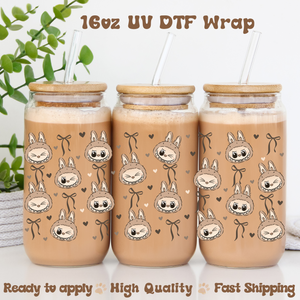 Brown Lab - 16oz UV DTF Wrap