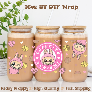 Cafecito y Chisme Lab - 16oz UV DTF Wrap