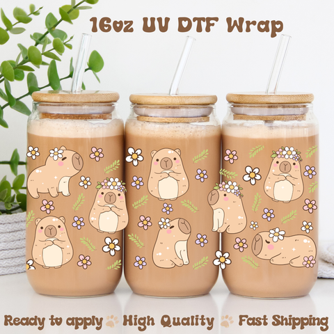 Capybaras - 16oz UV DTF Wrap