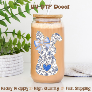 Chinoiserie Bunny -UVDTF Decal