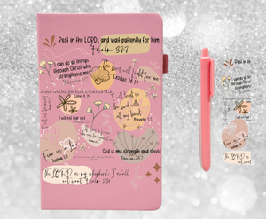 Christian Affirmations- UVDTF Notebook Decal & Pen Wrap