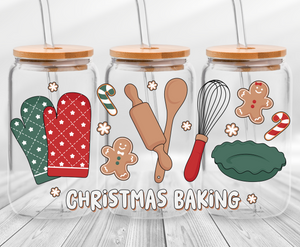 Christmas Baking -16oz UVDTF Cup Wrap