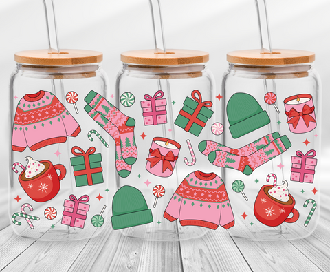 Christmas Girl -16oz UVDTF Cup Wrap