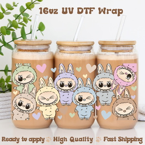 Colorful Labu - 16oz UV DTF Wrap