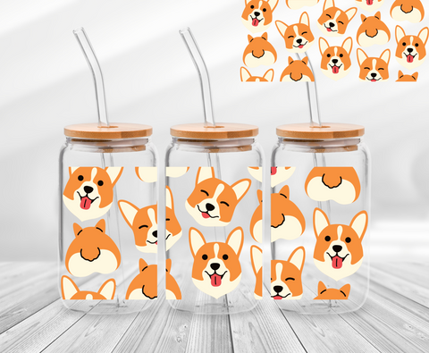 Corgi I 16oz UV-DTF Wrap