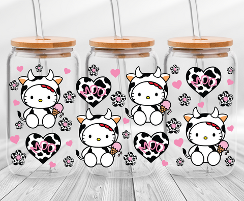 Cow Kitty -16oz UVDTF Cup Wrap