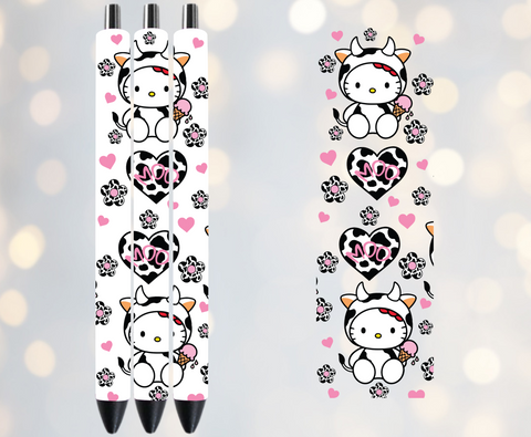 Cow Kitty - UVDTF Pen Wrap