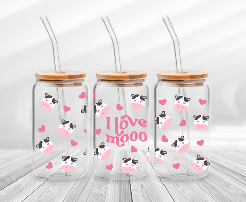 Cow Love - 16oz UV DTF Wrap