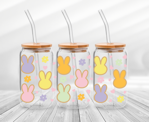 Easter Bunnies-16oz UV DTF Wrap