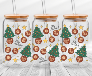 Feliz Navidad 1 -16oz UVDTF Cup Wrap