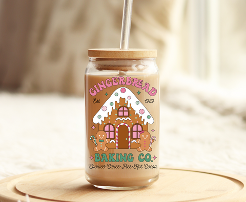 Gingerbread Baking Co. -UVDTF Decal