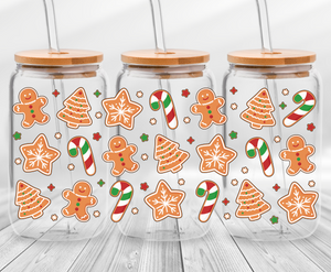 Gingerbread Cookies -16oz UVDTF Cup Wrap