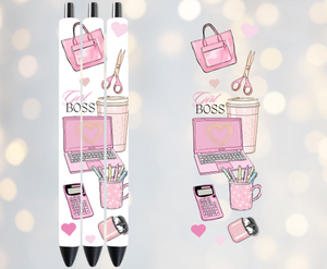 Girl Boss - UVDTF Pen Wrap