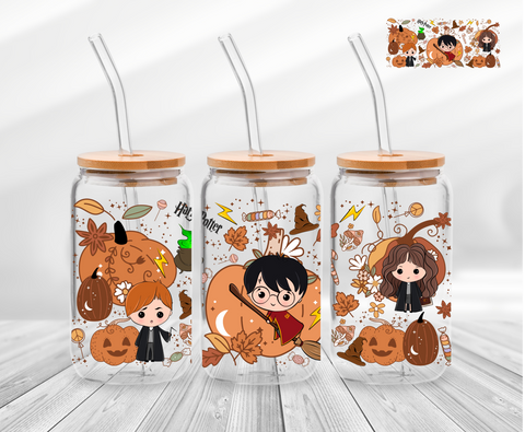 Halloween Wizards -16oz UVDTF Cup Wrap