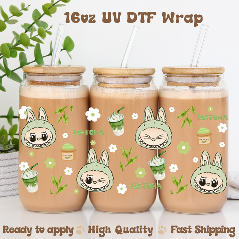 Lab Matcha -16oz UV DTF Wrap