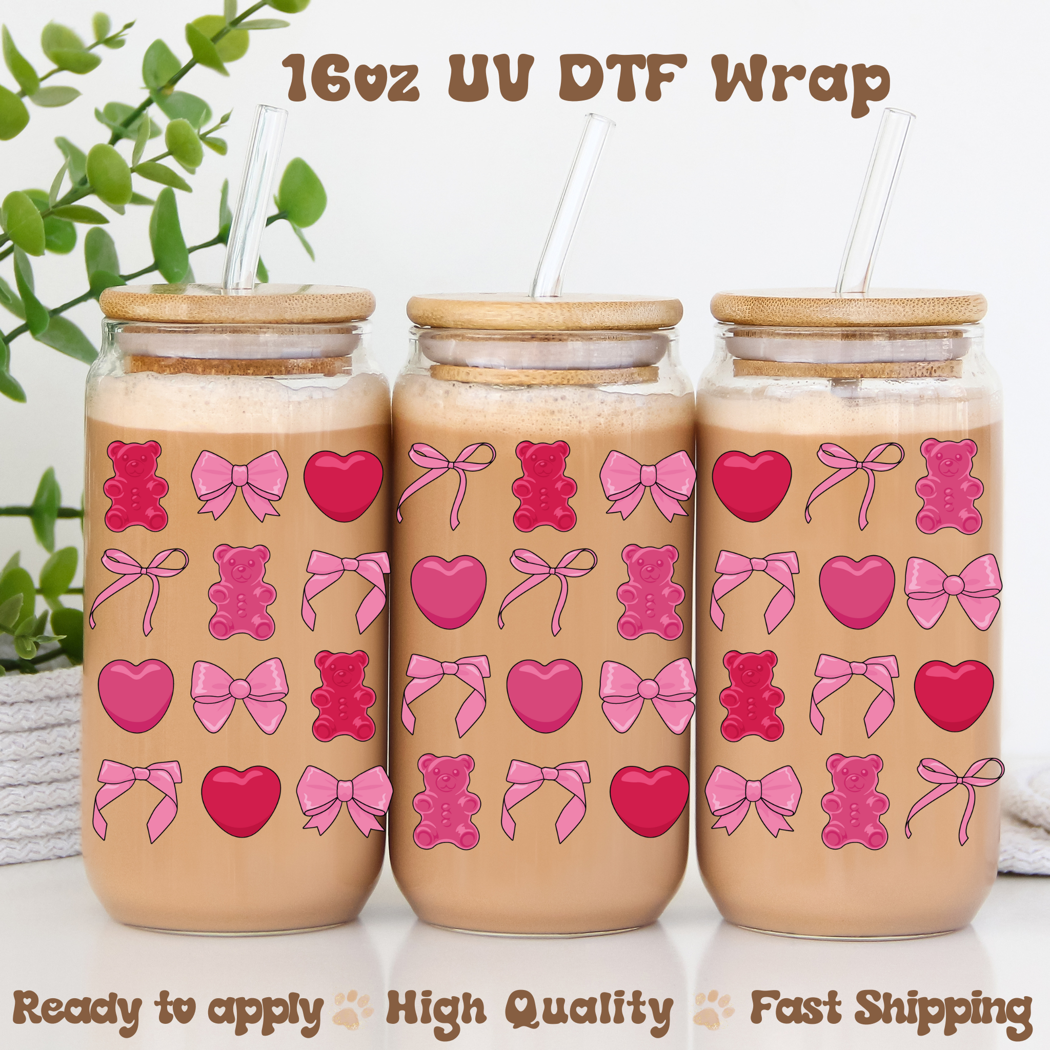 Love Gummies - 16oz UV DTF Wrap