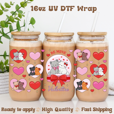 Loving Cats- 16oz UV DTF Wrap