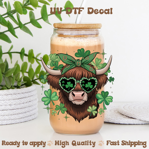 Lucky Cow -UVDTF Decal