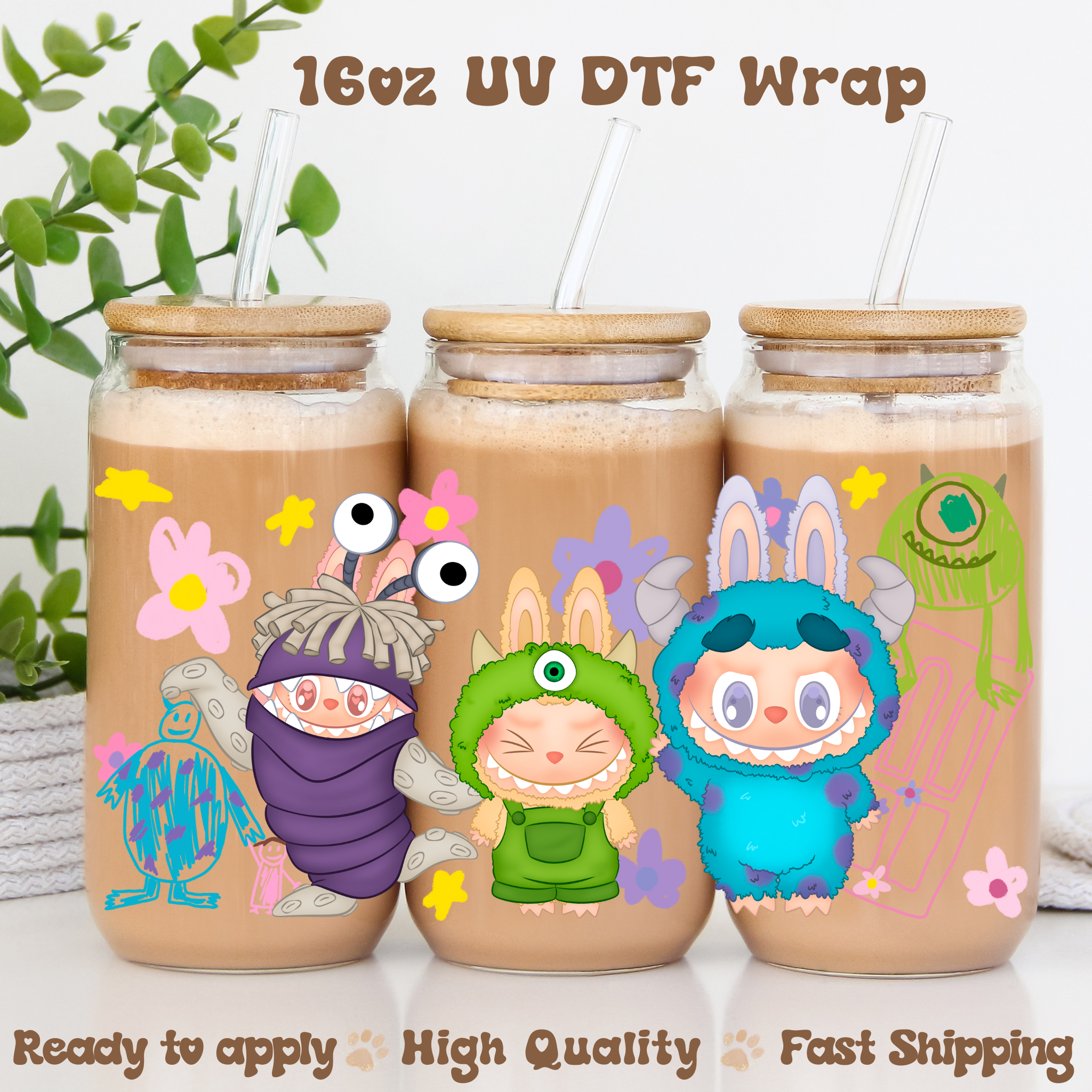 Mon - 16oz UV DTF Wrap