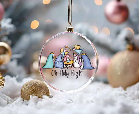 Oh Holy night -UVDTF Ornament Decal