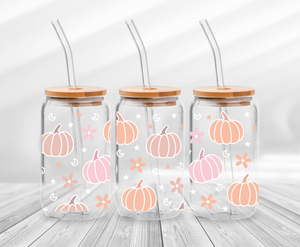 Pastel Pumpkins -16oz UVDTF Cup Wrap