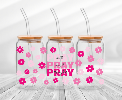 Pray - UV DTF Cup Wrap