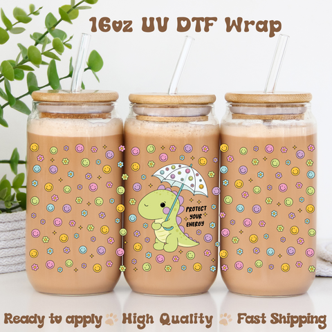 Protect Your Energy - 16oz UV DTF Wrap