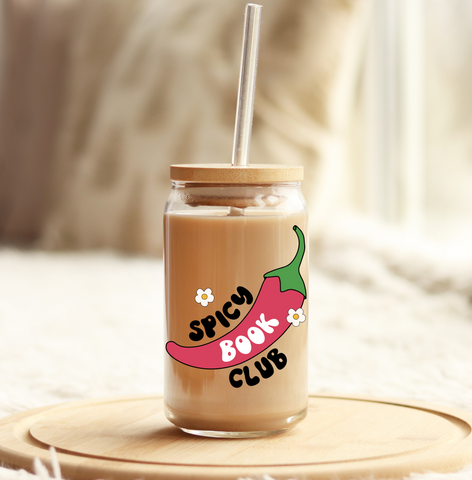 Spicy Book Club- UV DTF Decal