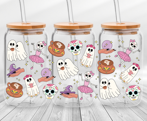 Spooky Calacas -16oz UVDTF cup Wrap