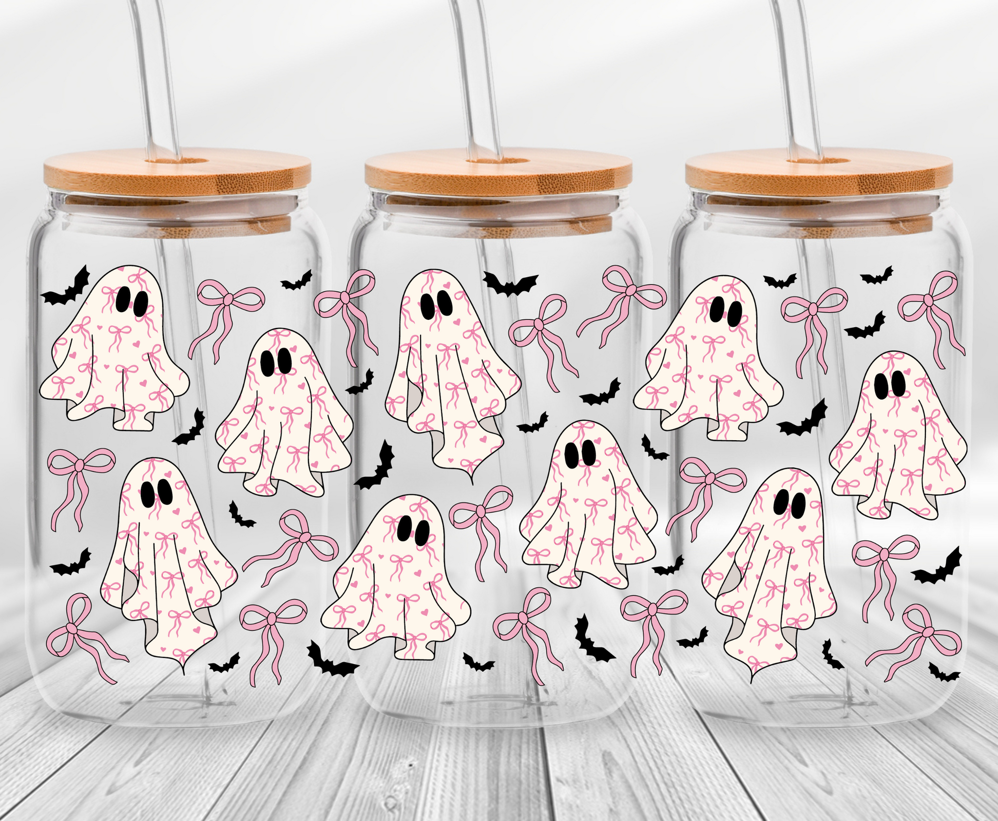 Spooky Pink -16oz UVDTF Cup Wrap