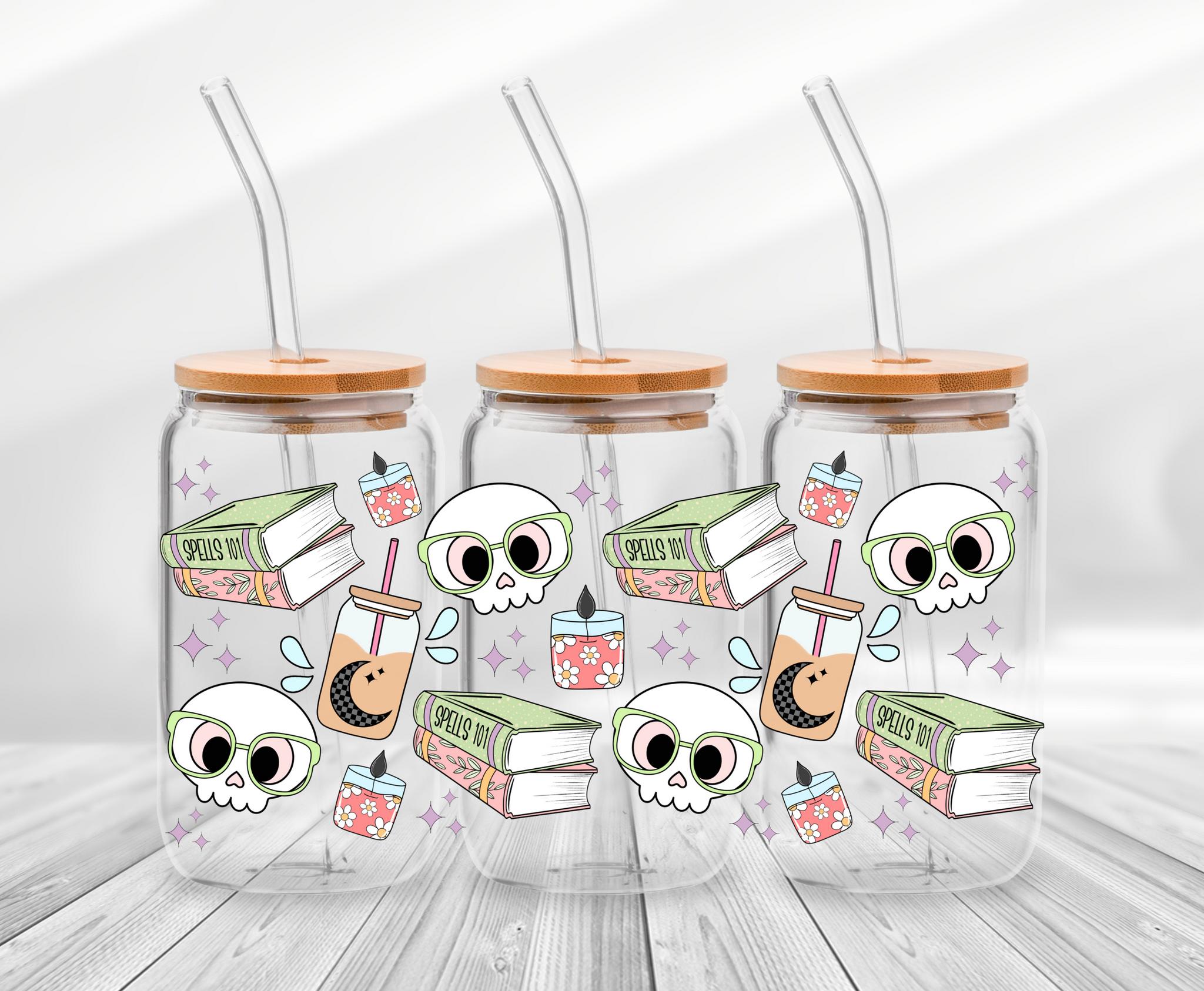 Spooky Readers -16oz UVDTF Cup Wrap