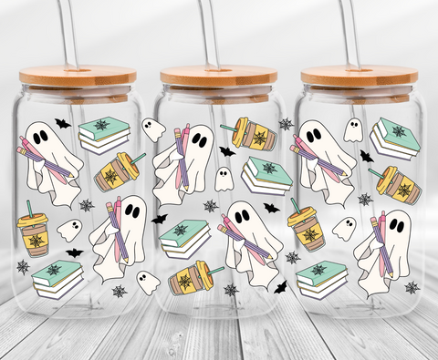 Spooky Teacher -16oz UVDTF Cup Wrap