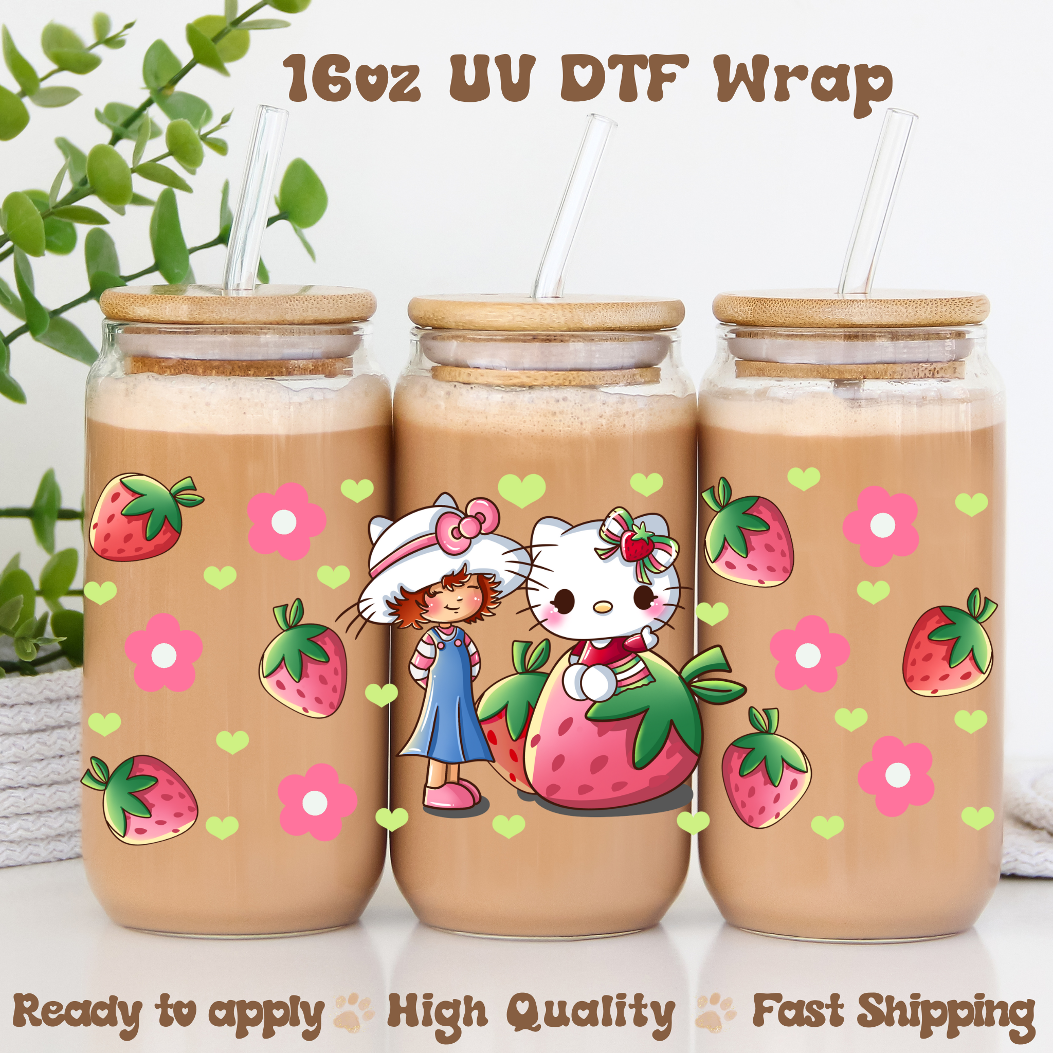 SS kitty 4 -16oz UV DTF Wrap