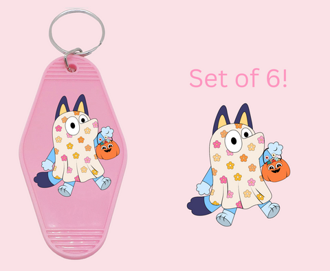 Trick or Treat - UV DTF Motel Keychain Decal