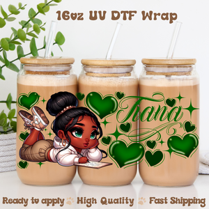 T  Love Letter - 16oz UV DTF Wrap