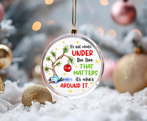 Under the Tree -UVDTF Ornament Decal